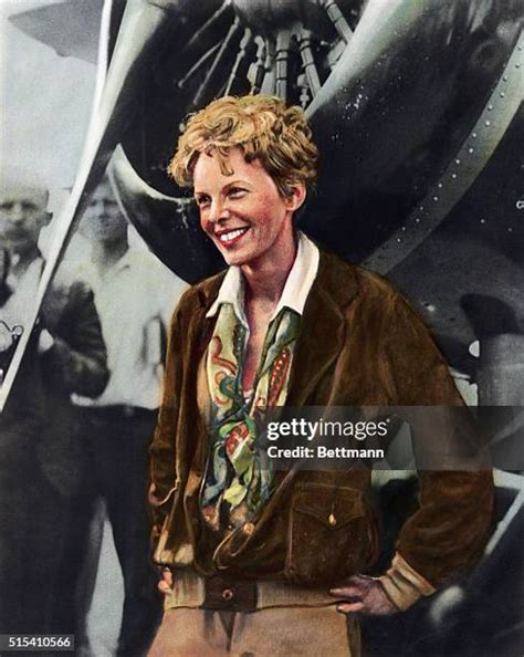Amelia Earhart smiling