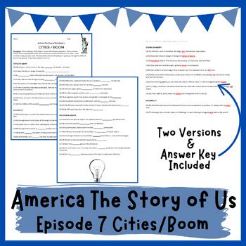 America The Story Of Us Boom Worksheet