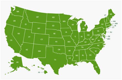 Us map green Royalty Free Vector Image VectorStock , sponsored, 