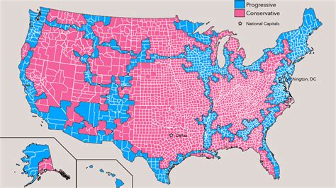 Map Should America split into two countries? Big Think