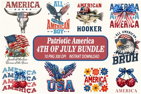 Download America Patriotic - 4th of July Mini... Printable