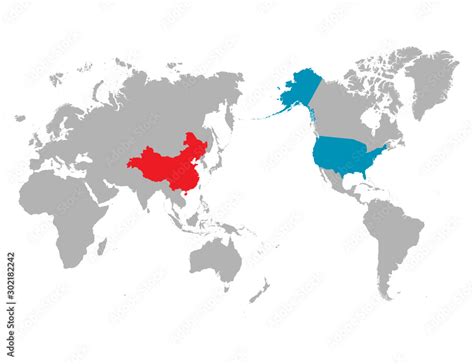 Map Of Us China 88 World Maps