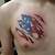 American Flag Back Tattoos