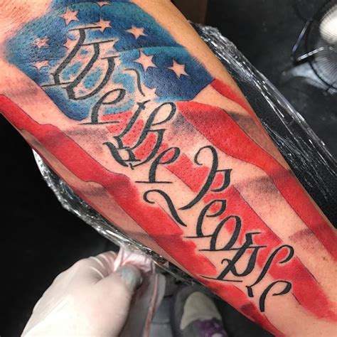 125+ Awesome American flag tattoo designs for nation lover