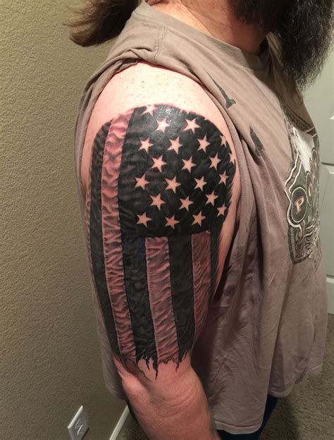 American Flag Tattoo Black And White 50 Awesome American