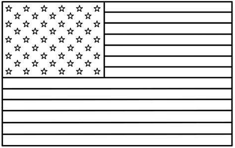 American Flag Coloring Pages Printable