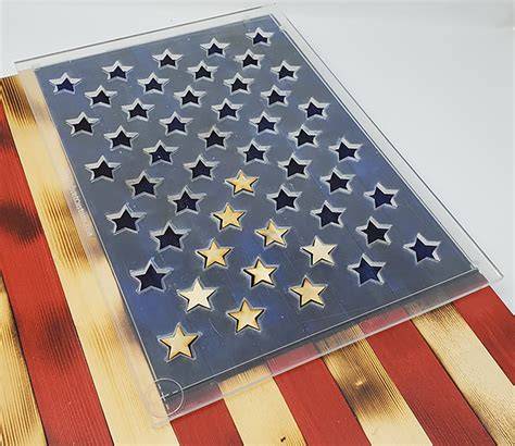 American Flag Star Router Template - Great Research
