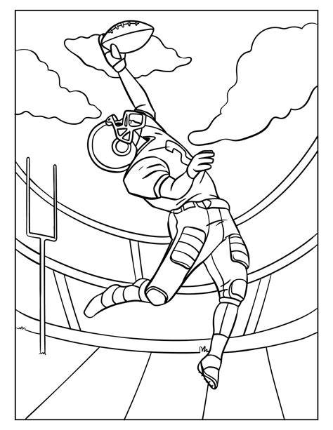American Football Coloring Pages