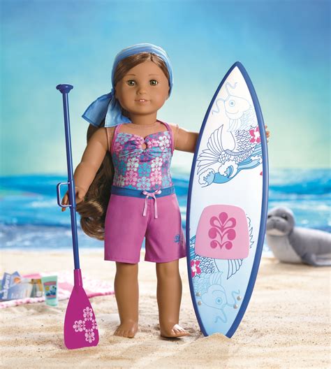 American Girl At Beach