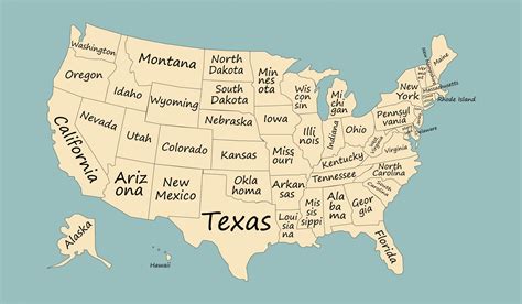 Create Custom United States Of America Mainland Map Chart with Online