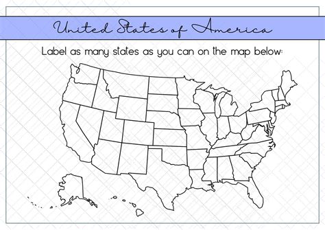 50 States Quiz Worksheets 99Worksheets