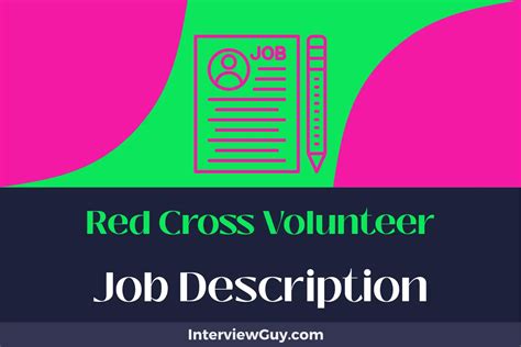American Red Cross Volunteer Job Description