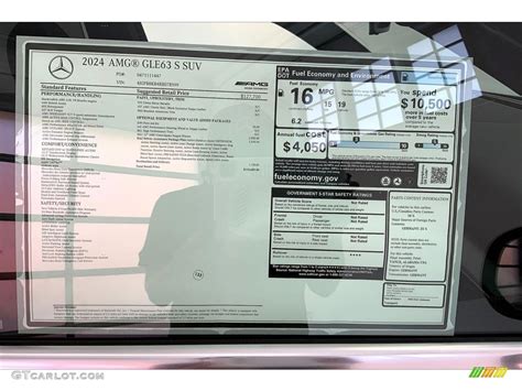 Amg Car Window Sticker