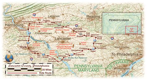 Amish In Pennsylvania Map