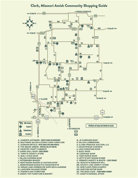 Clark, Mo Map Amish community, Amish, Clark