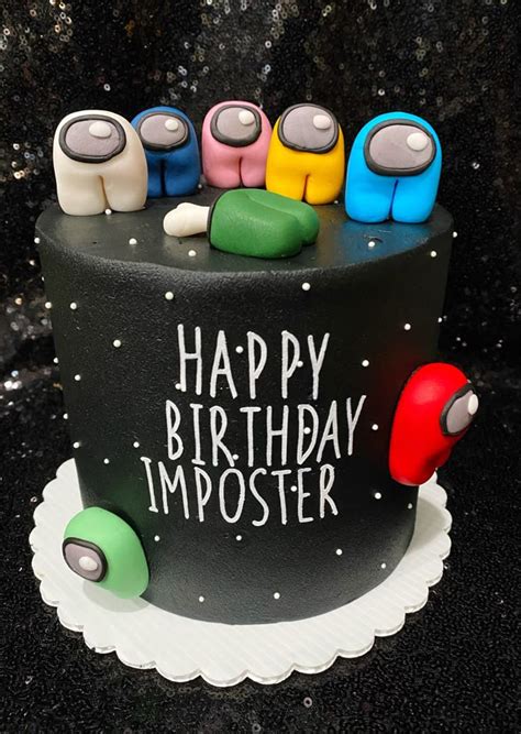 Among Us Birthday Cake Ideas