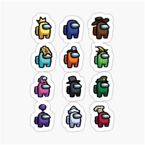 Show Your Love for Among Us Characters with our Vibrant Sticker Collection!