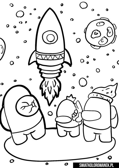Among Us Coloring Page