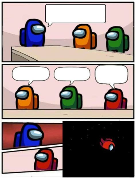 Among Us Meme Template