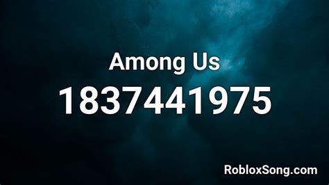 Among Us Roblox ID Codes