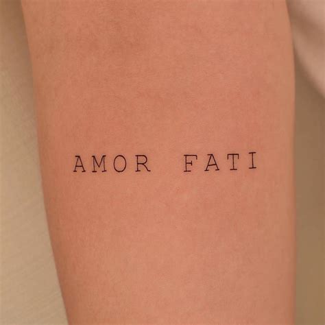 35 Beautiful Amor Fati Tattoo Designs and Meaning Buzz Hippy