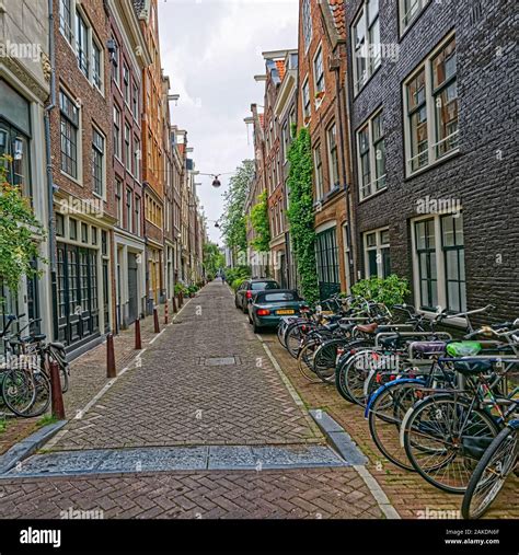 Amsterdam Cobblestone Street