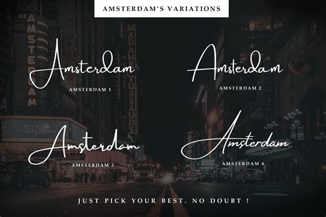 Amsterdam Signature One Font Free Download