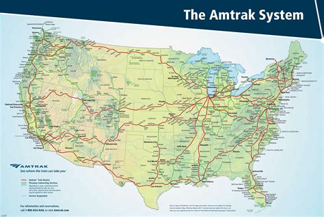 Amtrak Map Of Usa