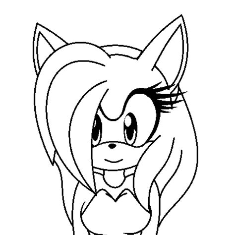 Amy From Sonic Coloring Pages