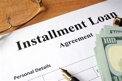 An Installment Loan Usually Requires