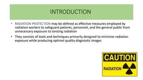 An Introduction To Radiation Protection