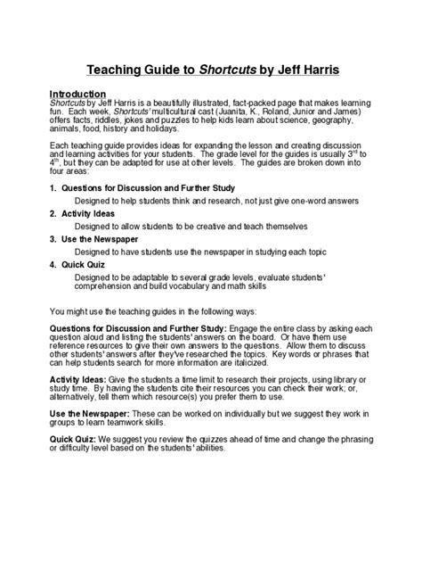 An Introduction to Shortcuts