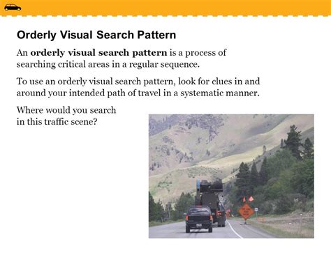 An Orderly Visual Search Pattern