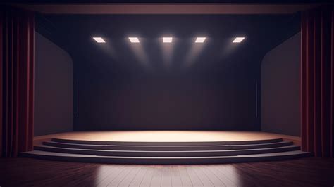 An empty stage