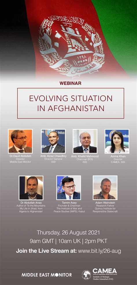 An evolving situation