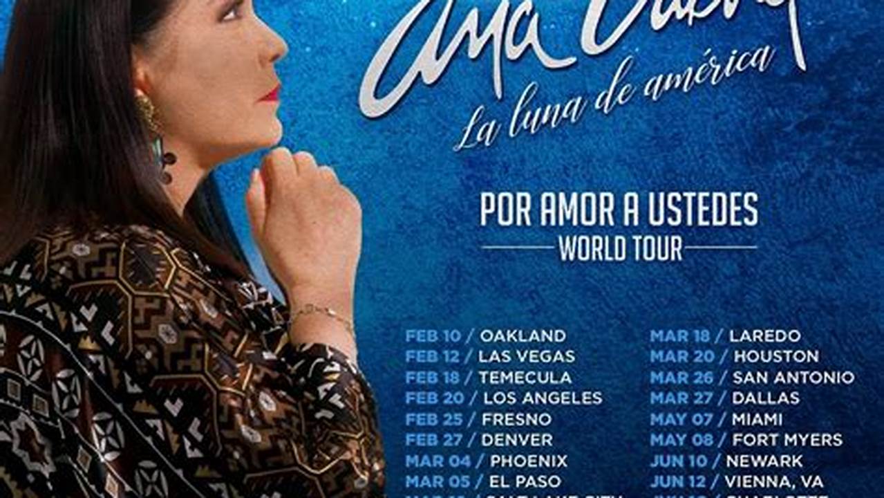 Ana Gabriel Concerts 2024