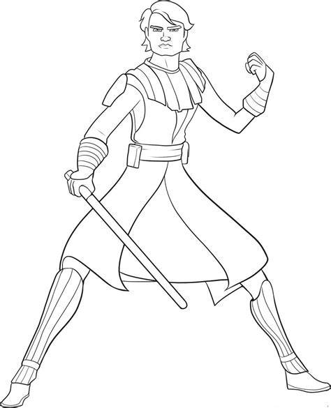 Anakin Skywalker Coloring Page