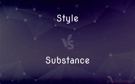 Analysis: Style vs. substance