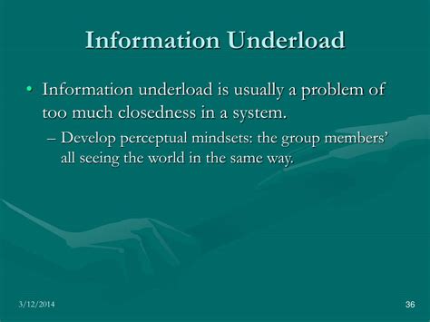 Analysis: information underload