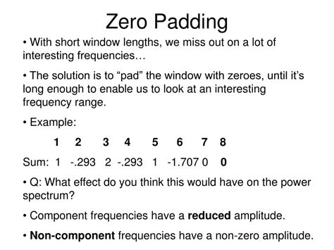 Analysis: padding out the range
