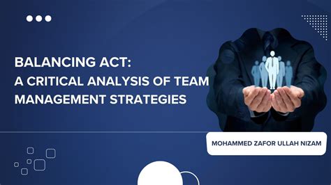 Analysis: simply a balancing act