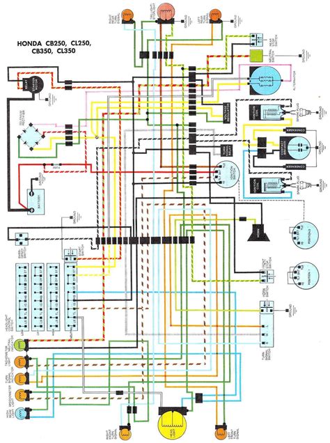 Analyzing Circuit Configurations: CB350 Wiring Diagram Breakdown