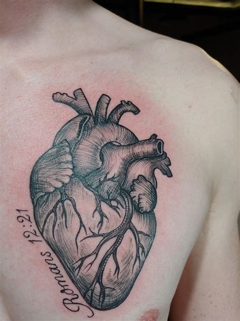 Image result for anatomically correct heart tattoo outline