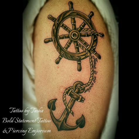 Anchor Wheel Tattoo Ace Tattooz