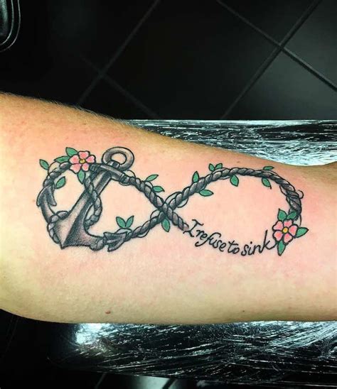 My anchor infinity tattoo Infinity tattoo, Infinity