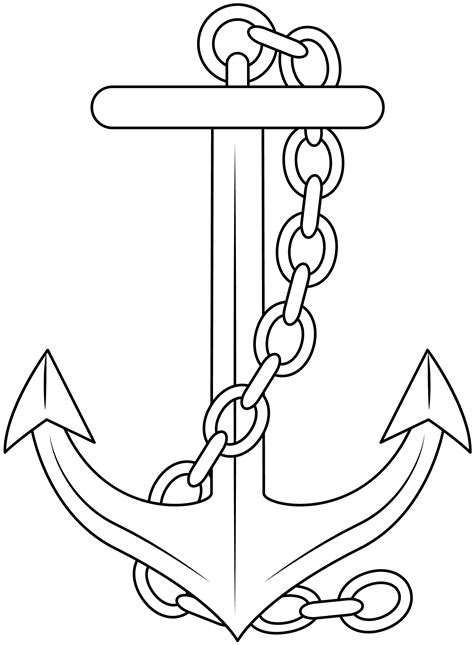 Anchor Coloring Page