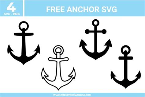 Set Sail with Style: Discover the Best Anchor SVG Free Downloads for Your Next Project!