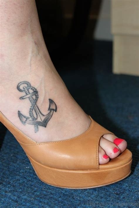 anchor tattoo tattoos foot Tattoos, Foot tattoos