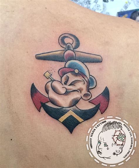 Anchor Tattoo Popeye