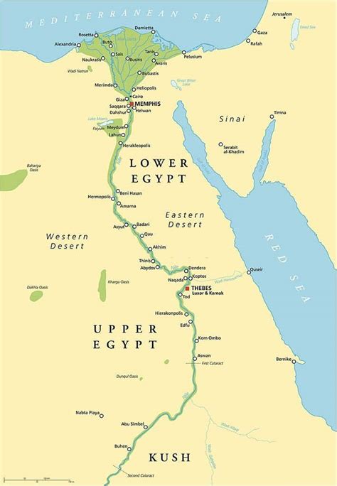 Ancient Egypt Map Sahara Desert